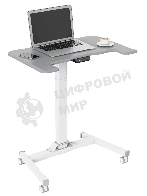 Стол для ноутбука Cactus VM-FDE101 столешница МДФ серый 80x60x123см (CS-FDE101WGY)