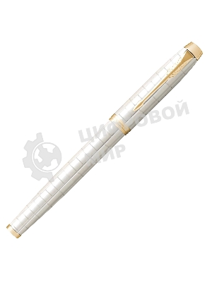 Ручка роллер Parker IM Premium T318 (CW2143646) Pearl GT, F, черные чернила, подарочная коробка