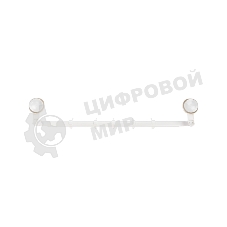 Вешалка для полотенец настенная HALSA HLS-F-105W на вакуумной присоске, 5 крючков