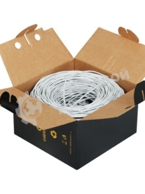 Кабель Cablexpert UPC-5051E-4-CU, UTP indoor 4x2x0.51, медный, кат.5e, однож., 305м, box, серый