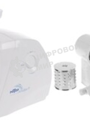 Мясорубка электрическая Ротор Альфа Р ЭМШ 35/250-3 белый, 1500 Вт, 0.58 кг/мин, реверс, защита от перегрузки, насадки - 4