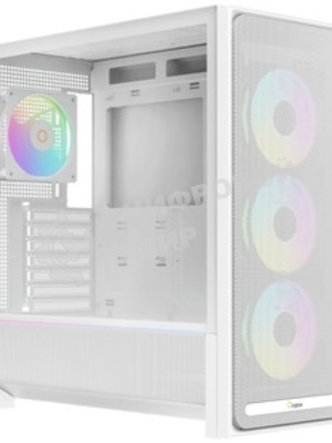Корпус Ocypus Delta C70 WH ARGB, Midi-Tower, белый, 4 x 120 мм