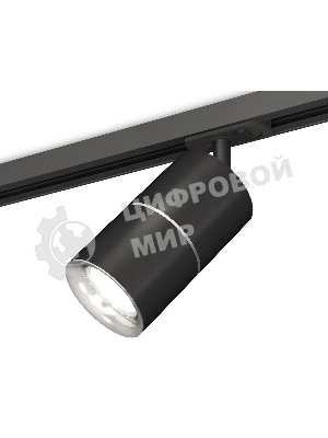 Светильник Ambrella light XT7402011 SBK/PSL черный песок/серебро полированное MR16 GU5.3 (A2537, C7402, A2070, C7402, N7012)