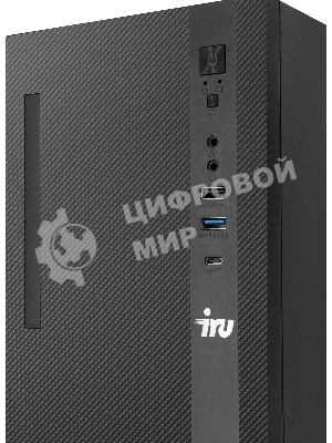 Компьютер IRU Planio 310H6SC MT i3 12100F (3.3) 16Gb SSD512Gb GT610 2Gb Windows 11 Pro GbitEth 230W черный (2153495)