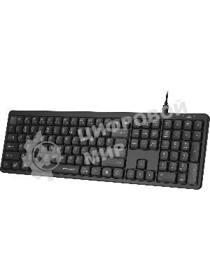 Клавиатура A4Tech FX55 черный USB slim Multimedia кабель 1.5м