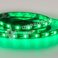 Лента светодиодная с USB коннектором 5 В, 8 мм, IP65, SMD 2835, 60 LED/m, цвет свечения зеленый