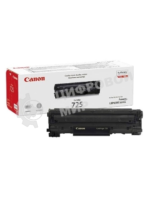 Картридж лазерный Canon Cartridge 725 (3484B002/3484B005) черный (1600 стр) для LBP6000/6000B