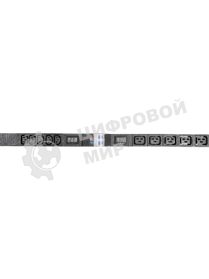 Блок силовых розеток Rem Rem-32, IEC 60320 С13 х 10, IEC 60320 С19 х 5, вход колодка, 19