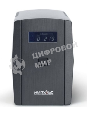 Источник бесперебойного питания Импульс Юниор Смарт 800 480Вт 800ВА черный