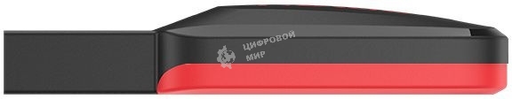 Флешка USB Netac U197 (NT03U197N-004G-20BK), 4Gb, USB 2.0, R/W 25/10, черный/красный