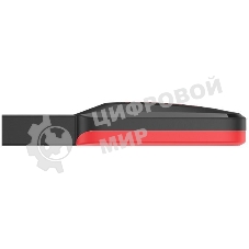 Флешка USB Netac U197 (NT03U197N-004G-20BK), 4Gb, USB 2.0, R/W 25/10, черный/красный