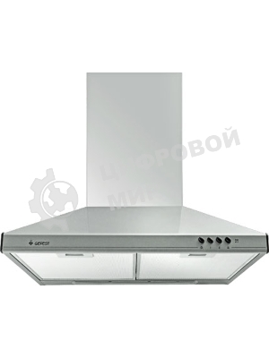 Вытяжка каминная Gefest ВО 10 К44 серебристый, 60 см, 300 куб. м/ч, 75 дБ