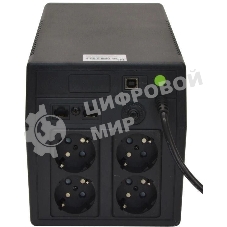 Источник бесперебойного питания Связь Инжиниринг СИПБ1,2БА.6-11/ЛИ 720Вт 1200ВА черный