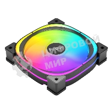 Вентилятор для корпуса PCCooler EF120 ARGb черный, 120 мм, 1500 об/мин, 25.7 дБ, 4 pin