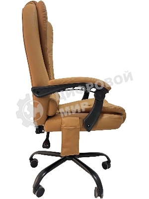 Кресло Cactus CS-CHR-OC05M-BR бежевый, экокожа, подголовник
