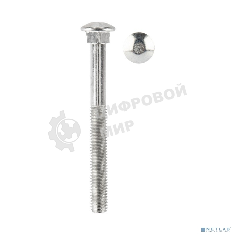 Болт мебельный Kranz DIN 603, 8х90, пакет (2шт.)