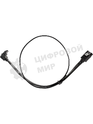 Кабель SATA M --SATA M 3.0V 7 pin угловой разъем Telecom 0.5m TUS705-0.5M