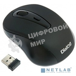 Мышь беспроводная Dialog Pointer MROP-05U черный, 1600 dpi, радиоканал, USB, кнопки - 4