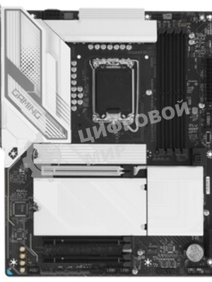 Материнская плата Gigabyte B860M GAMING X WIFI6E, LGA 1851, Intel B860, 4xDDR5, 4xSATA, 3xM.2, 1xPCIe 5.0 x16, 2xPCIe 4.0 x16, 1xHDMI, 1xDP, 1x 2.5Gb LAN, 4xUSB-A 2.0, 2xUSB-A 3.2 Gen 1, 1xUSB-C 3.2 Gen 2, 7.1, 3x3.5 мм, 3xARGb, 4xRGb, mATX