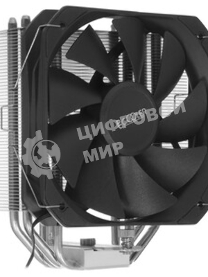 Кулер PCCooler Paladin 400 S115X/1200/1700/AM4 (20 шт/кор, TDP 200W, PWM FAN, 4 тепловые трубки 6мм, 800-1600RPM, 18-28,6dBa)