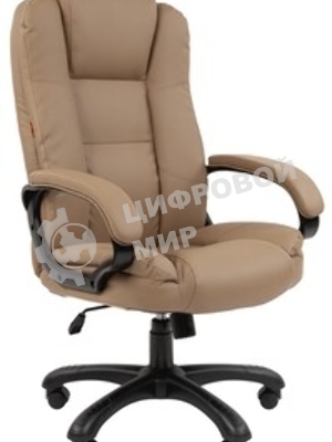 Кресло Chairman Home 600 бежевый, ткань, 120 кг