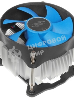 Кулер для процессора DEEPCOOL THETA 31 PWM 1700 черный/синий, 92 мм, алюминий/медь, 2400 об/мин, 30.3 дБ, 4 pin, 95 Вт, 66 мм