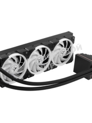 Система жидкостного охлаждения Thermaltake MAGFloe 360 Ultra ARGB Soc-AM5/AM4/1200/1700/1851 черный 4-pin 30.6dB Al+Cu LCD Ret (CL-W432-PL12SW-A)