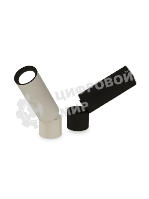 Крепеж для корпуса A2221 BK черный D60*H50mm Out45mm (для корпуса D60mm)