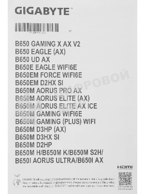 Материнская плата Gigabyte B650 EAGLE, AM5, AMD B650, 4xDDR5, 4xSATA, 3xM.2, 1xPCIe 4.0 x16, DisplayPort, HDMI, 1xGb LAN, USB Type-C, 3x3.5 мм, 7.1, ATX