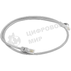 Патч-корд Greenconnect прямой 0.15m, UTP кат.5e, серый, позолоченные контакты, 24 AWG, литой, GCR-LNC03-0.15m, ethernet high speed 1 Гбит/с, RJ45, T568B Greenconnect Патч-корд прямой 0.15m, UTP кат.5e, серый, позолоченные контакты, 24 AWG, литой, GCR-LNC0