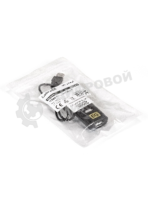 USB-концентратор ExeGate EX293976RUS DUB-42 (кабель-адаптер USB2.0 --> 4xUSB2.0, Plug&Play, черный)