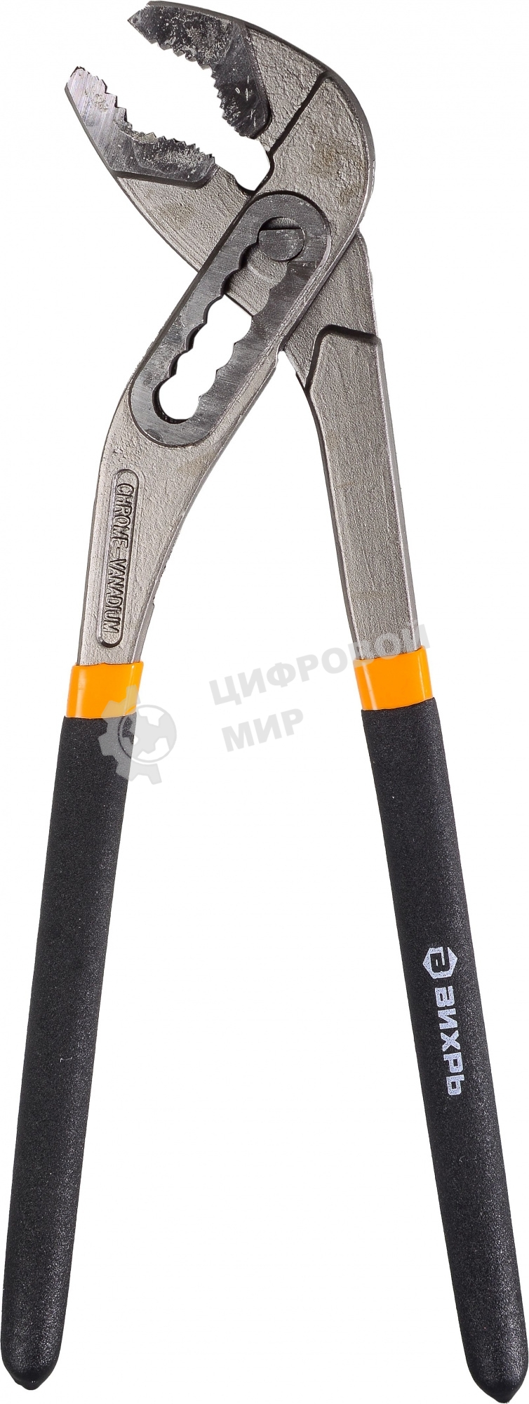 Клещи переставные ВИХРЬ 300 мм.,обливные рукоятки