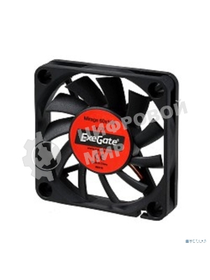 Вентилятор для корпуса ExeGate EX06010S3P черный, 60 мм, 2500 об/мин, 20.5 дБ, 3 pin