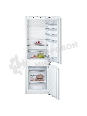 Встраиваемый холодильник Bosch Serie 4 KIN86AF3M8 белый двухкамерный 188/67л морозилка снизу