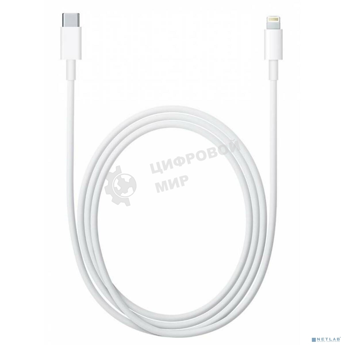 Bion Кабель USB Type-C - 8-pin lightning, 3A, 25W, 2 м., белый BXP-CCP-USB-CMLM-2M