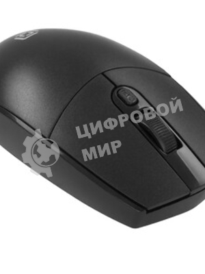 Мышь беспроводная Oklick 201MW черный, 1600 dpi, радиоканал, USB, кнопки - 4