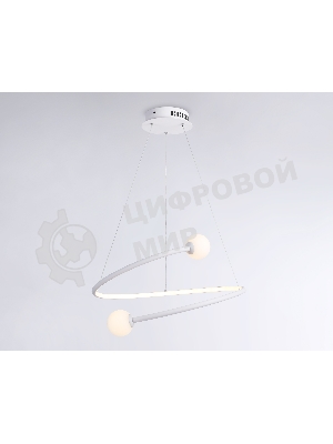 Светильник Ambrella light FL66291 WH белый 39W 3000K-6400K D500*1000 (ПДУ ИК)