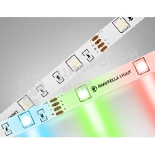 Светодиодная лента Ambrella light GS2201 5050 30Led/ 7.2W m/ 12V IP20 RGB /5000*10*1.87mm (4 конт.)