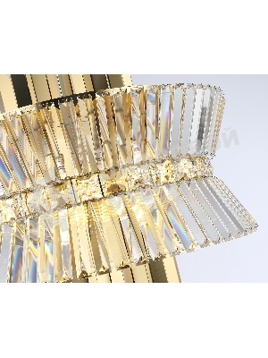 Люстра Ambrella light LH41017/12 BS/CL латунь/прозрачный E14*12 max 40W D560*660