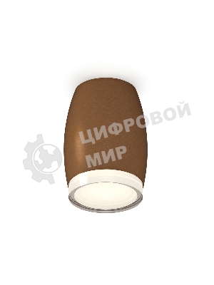 Светильник Ambrella Light XS1124021 SCF/FR/CL кофе песок/белый матовый/прозрачный MR16 GU5.3 (C1124, N7160)