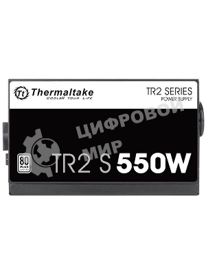 Блок питания Thermaltake TR2 S 550W, 550Вт, 80+ White, 120мм, немодульный, черный