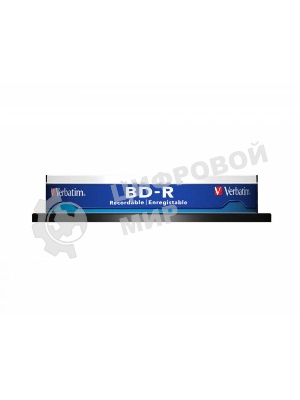 Диск BD-R Verbatim 25Gb 6x Cake Box (10шт) (43742)
