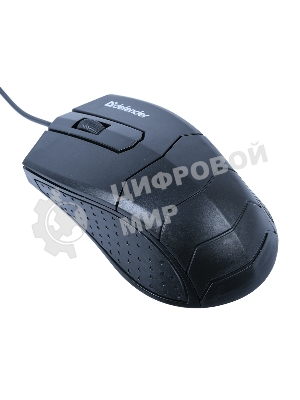 Мышь проводная Defender HIT MB-530 черный, 1000 dpi, USB, кнопки - 3