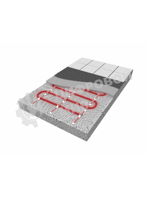 Теплый пол (нагревательный мат) Rexant Extra, площадь 5,0 м2 (0,5 х 10,0 метров), 800Вт, (двух жильный)