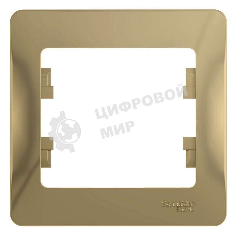 Рамка 1-м Glossa титан SchE GSL000401