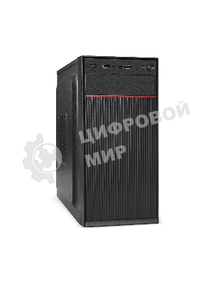 Компьютерный корпус ExeGate BAA-113 EX292347RUS Minitower (mATX, без БП, 2хUSB, аудио, черный)