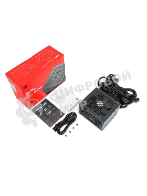 Блок питания ADATA XPG PYLON 750 (PYLON750B-BKCEU), 750 Вт, 120мм, 80 PLUS Bronze, 120мм, черный