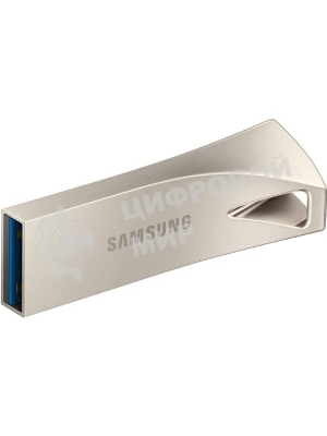 Флешка USB 64Gb USB Drive USB 3.1 Samsung BAR Plus (up to 300Mb/s) (MUF-64BE3/APC) серебристый