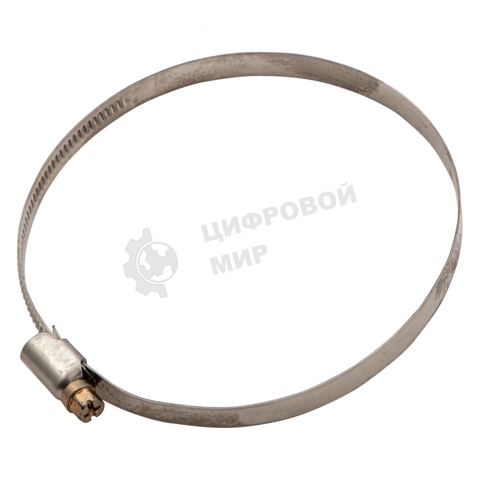 Хомуты Сибртех нержав, сталь, стандартное болтовое крепление 90-110 мм 25 шт/уп, ширина 9 мм