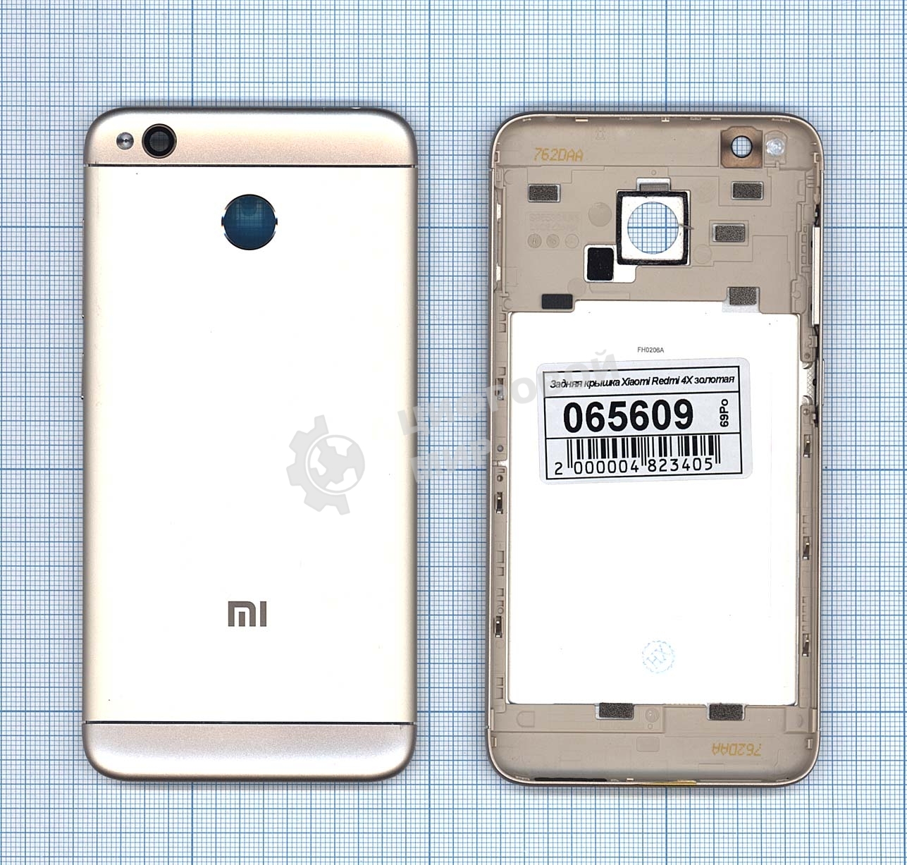 Задняя крышка для Xiaomi Redmi 4X золотой